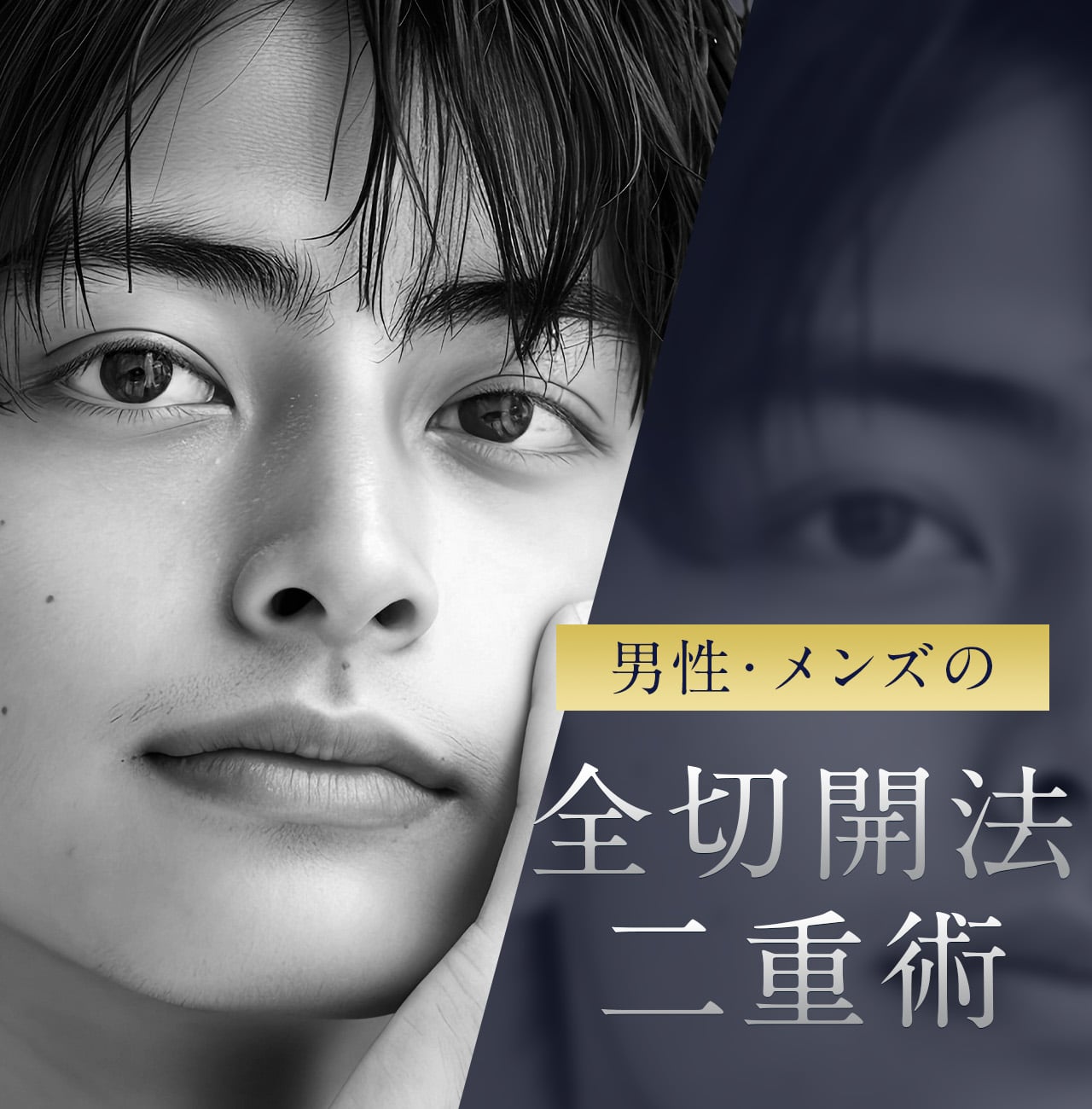 男性・メンズの全切開法二重術