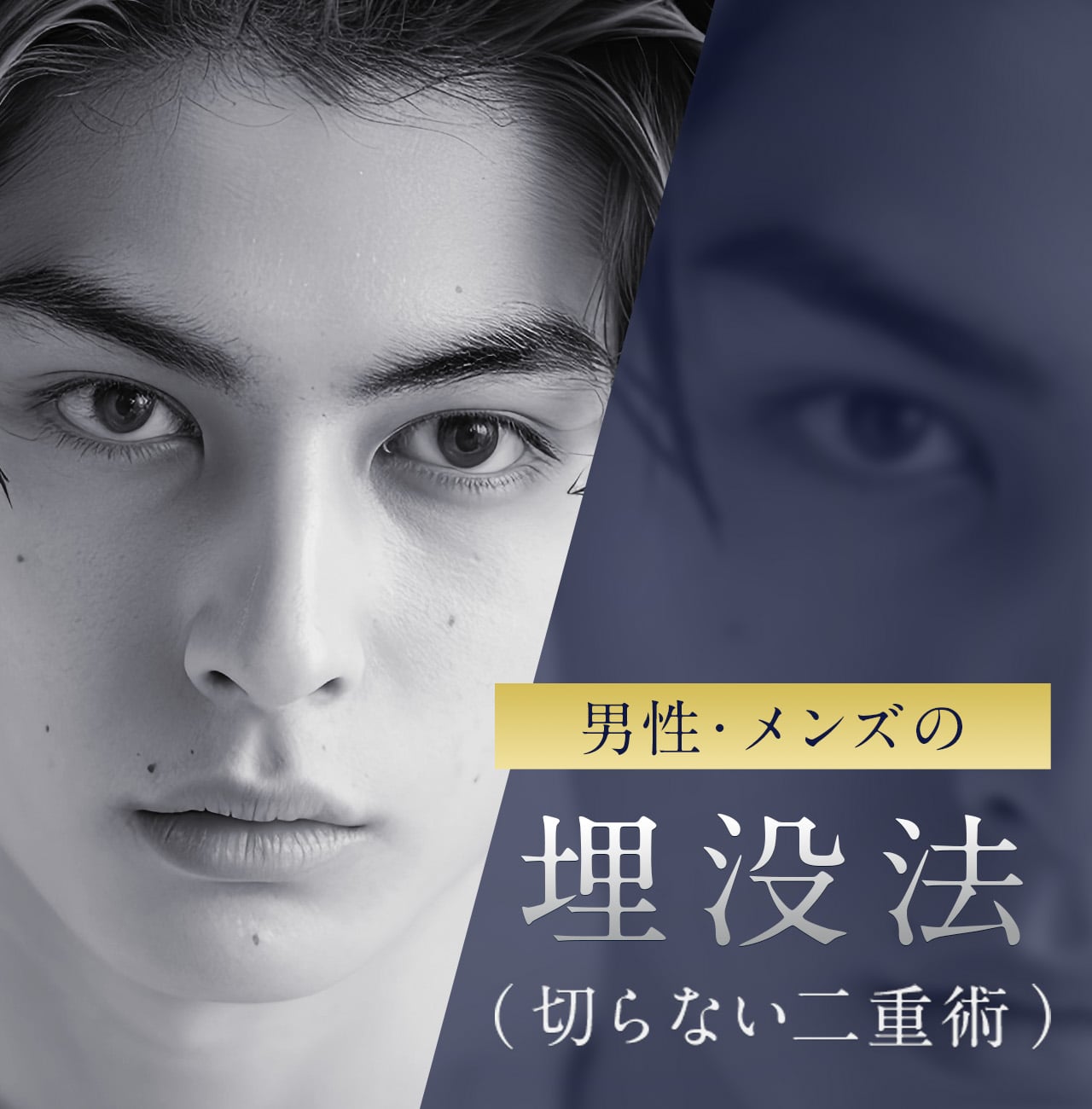 男性・メンズの埋没法（切らない二重術）